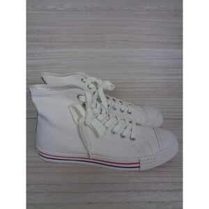 Mitchell & Ness Hood Rocket 66 High Cut Off White Canvas Sneaker Mens 10.5